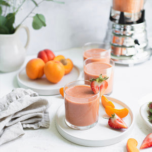 apricot strawberry smoothie